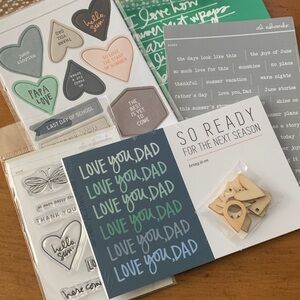 Home Office Arts & Crafts Set - Gray, Green, Blue